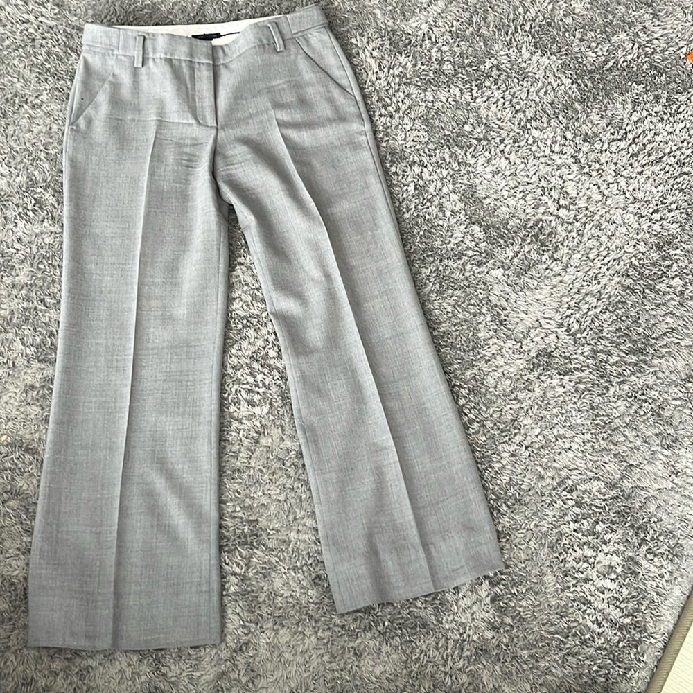 Women’s Tommy Hilfiger Wide Leg Wool pants - Ladies Trousers , Suit Pant Grey